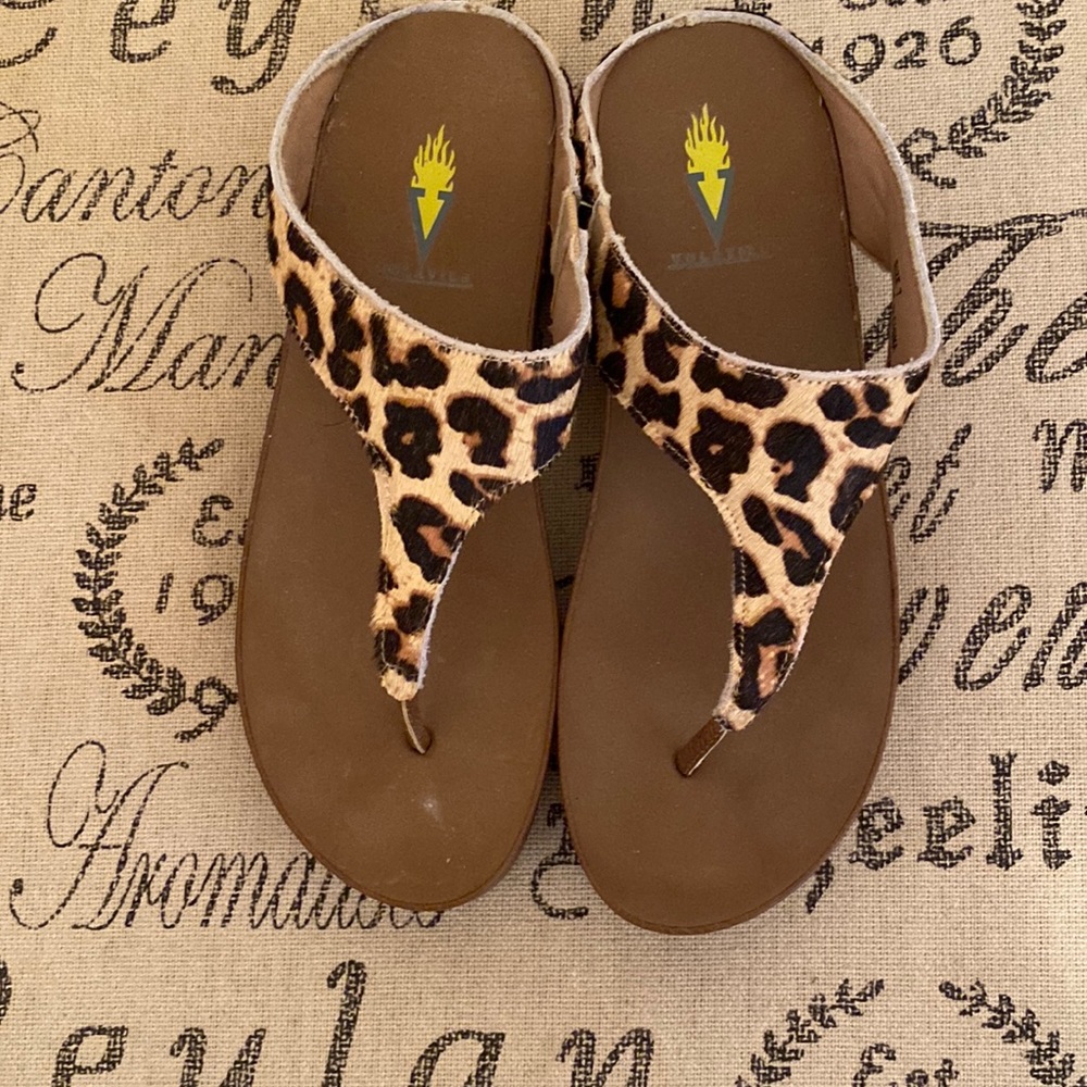 Volatile Leopard Thongs